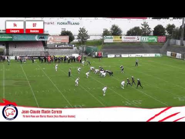 Highlights: Lübeck Cougars - Hamburg Huskies (8. Juni 2019)